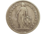 SUISSE 2 FRANCS 1874 B TB+ N1