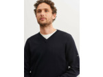Pull col V Cuirasse en laine douce
