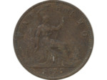 GRANDE BRETAGNE 1 FARTHING VICTORIA 1875 H TB+