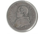 VATICAN 1 LIRA 1866 R XXI Petit buste TB+