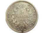 FRANCE 5 FRANCS HERCULE 1848 K TB+ N1