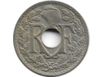 FRANCE 5 CENTIMES LINDAUER 1927 TTB