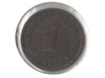 Allemagne 1 PFENNING 1874 A Etat TTB