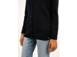 Gilet col V Blainville boutonné en maille de laine fine