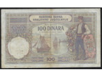 YOUGOSLAVIE 100 DINARA 1-12-1929 SERIE JB.0189 TTB (W27b)
