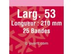 BANDE 1 SOUDURE 53 MM Fond Noir (Yvert)