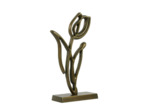 Statuette Tulipanu métal bronze 17x6x35cm
