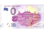 ALLEMAGNE 2017-1 SCHLOSS & PARK PILLNITZ BILLET SOUVENIR 0 EURO