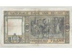 BELGIQUE 100 FRANCS SERIE 7775G981 28 11 1949 TTB