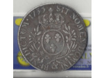 LOUIS XV (1715-1774) ECU AUX BRANCHES D OLIVIER 1733 & (AIX) TB