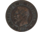 FRANCE 2 CENTIMES NAPOLEON III 1855 A (Paris) ANCRE TB