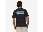 Tee Shirt PATAGONIA P-6 Logo Black