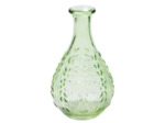 Vase Liseron vert verre15x9x9cm