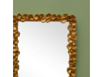 Miroir doré fleurs de Gingko 43x32cm