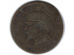 FRANCE 10 CENTIMES NAPOLEON III 1856 BB SATYRIQUE B+