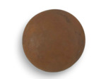 Sphère acier décorative rouille 20cm