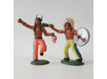 LOT DE 2 FIGURINES INDIENS