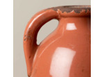 Vase à deux anses blush céramique 12x9cm