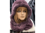 CF 201 Capuche snood femme violet