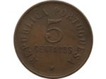 ANGOLA 5 CENTAVOS 1921 TTB (W62) N1
