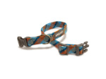 Collier PIEMONTE, bleu pour chien - M