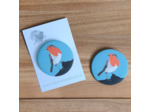 Badge Rouge gorge