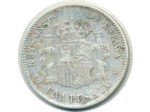 ESPAGNE 1 PESETA 1899 SGV ALFONSO XIII TTB (W706)