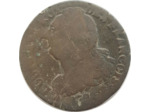 FRANCE LOUIS XVI 2 SOLS FRANÇOIS 1792 R (Orléans) 22gr77 B
