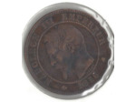 FRANCE 2 CENTIMES NAPOLEON III 1856 K TTB