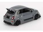 Fiat 595 Abarth LB-WORKS X ABAS Works gris 1/64 - Mini-GT 995