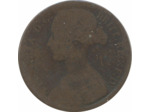 GRANDE BRETAGNE 1 PENNY VICTORIA 1869 B+
