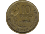 FRANCE 10 FRANCS GUIRAUD 1954 PEU TTB