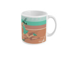Tasse ou mug "Joueuse de Tennis" - Personnalisable
