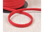 Double passepoil chevron 550 rouge C08 10mm 100% coton le mètre