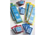 BANDES POUR BLOCS 217 X 72 D FOND NOIR DOUBLE SOUDURE 318031