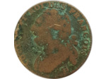 FRANCE 12 DENIERS FRANÇOIS 1792 an 4 H (La Rochelle) 10gr04 B+
