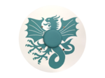 Le bouclier du Gaulois - dragon