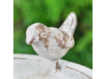 Mangeoire oiseau à suspendre brune 40x19x18cm