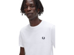 Tee Shirt FRED PERRY Ringer White