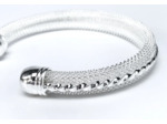 Bracelet Femme Jonc Argent Boule