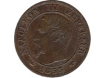 FRANCE 1 CENTIME NAPOLEON III 1853 A (Paris) TTB (G86)