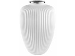 VASE EN VERRE COSTE L.20cm H.35cm