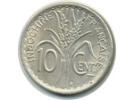 INDOCHINE 10 CENT 1941 S TTB+ (Lec182)