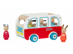 Bus en bois Moulin Roty, collection La Grande Famille