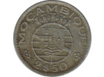 MOCAMBIQUE 2.5 ESCUDOS 1952 TTB