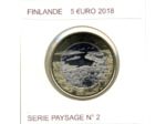 FINLANDE 2018 5 EURO PAYSAGE Numero 2 SUP