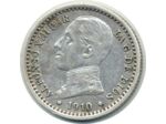 ESPAGNE 50 CENTIMOS 1910 PCV ALFONSO XIII TTB (W730)