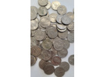 Lot 100 pièces quarter U.S.A. 1965-2000 + 4 quarter argent