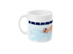 Tasse ou mug de natation vintage "Le Crowl" - Personnalisable