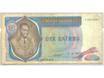 ZAIRE 10 ZAIRES 27-10-1977 SERIE A 1907936E TB+